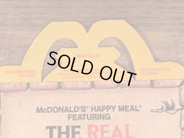 マクドナルドのゴーストバスターズのヴィンテージハッピーミールトイボックス