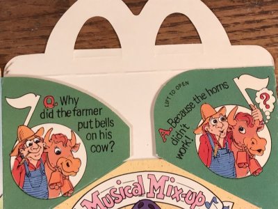 画像2: McDonald's “Band” Happy Meal Box　マクドナルド　ビンテージ　ハッピーミールボックス　ミールトイ　80年代