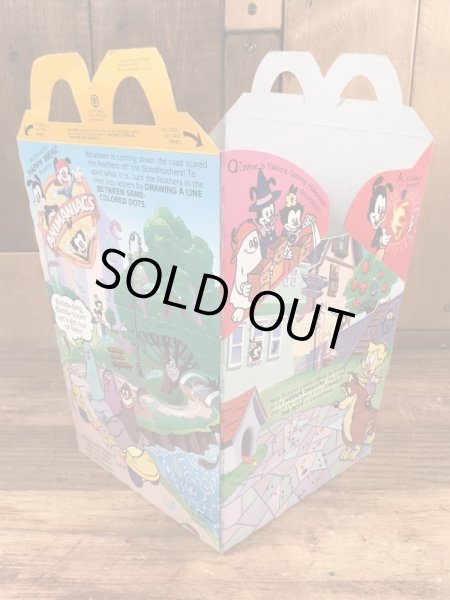 マクドナルドのAnimaniacsのビンテージハッピーミールトイボックス