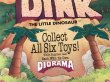 マクドナルドのDink The Little Dinosaurのビンテージハッピーミールトイボックス