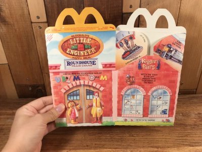 画像3: McDonald's “Little Engineer” Happy Meal Box　マクドナルド　ビンテージ　ハッピーミールボックス　ミールトイ　80年代