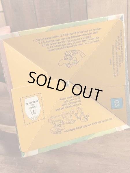 マクドナルドのマペットベイビーズのヴィンテージハッピーミールトイボックス