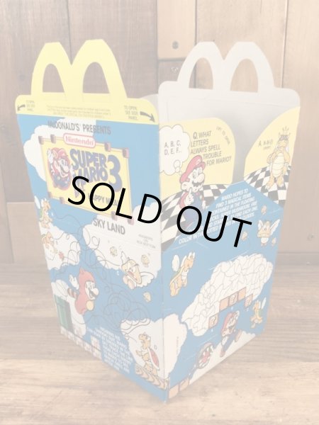 マクドナルドのSuper Mario Bros. 3のビンテージハッピーミールトイボックス