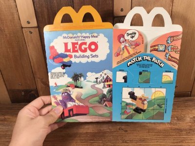 画像3: McDonald's “Lego Building Sets” Happy Meal Box　マクドナルド　ビンテージ　ハッピーミールボックス　ミールトイ　80年代