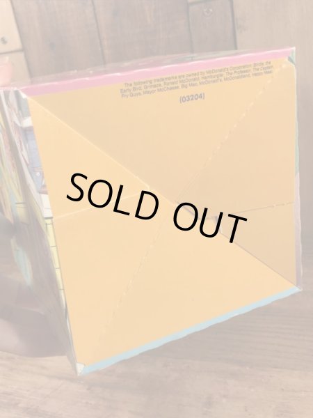 マクドナルドのレゴのヴィンテージハッピーミールトイボックス