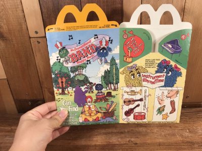 画像3: McDonald's “Band” Happy Meal Box　マクドナルド　ビンテージ　ハッピーミールボックス　ミールトイ　80年代