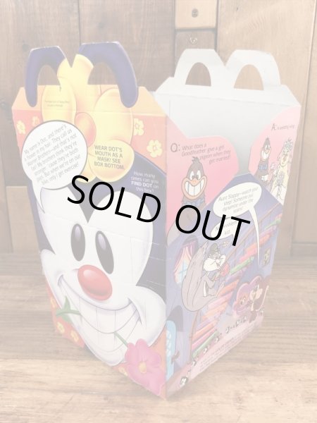 マクドナルドのアニマニアックスのヴィンテージハッピーミールトイボックス