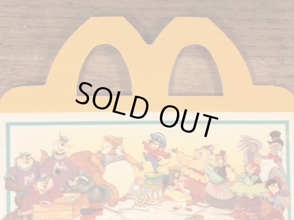 マクドナルドのアメリカ物語のヴィンテージハッピーミールトイボックス