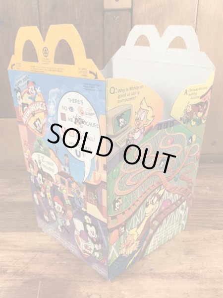マクドナルドのAnimaniacsのビンテージハッピーミールトイボックス