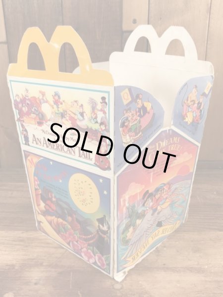 マクドナルドのAn American Tailのビンテージハッピーミールトイボックス