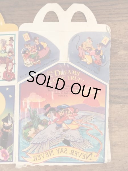 マクドナルドのアメリカ物語のヴィンテージハッピーミールトイボックス