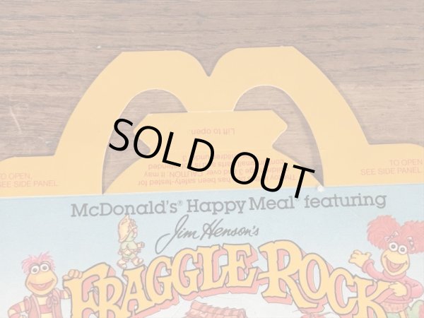 マクドナルドのフラグルロックのヴィンテージハッピーミールトイボックス