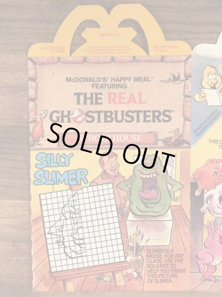 マクドナルドのThe Real Ghostbustersのビンテージハッピーミールトイボックス