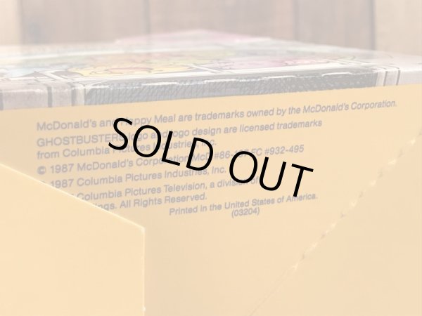 マクドナルドのThe Real Ghostbustersのビンテージハッピーミールトイボックス