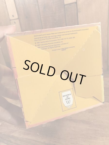 マクドナルドのゴーストバスターズのヴィンテージハッピーミールトイボックス
