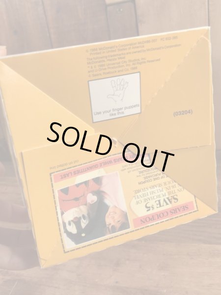 マクドナルドのアメリカ物語のヴィンテージハッピーミールトイボックス