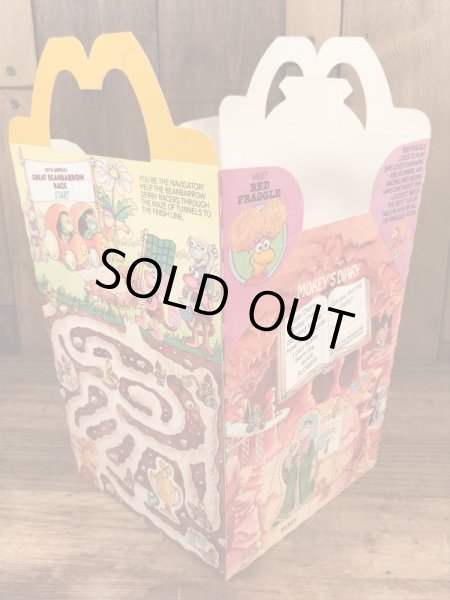 マクドナルドのフラグルロックのヴィンテージハッピーミールトイボックス