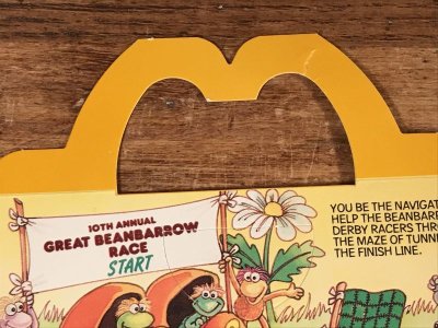 画像1: McDonald's “Fraggle Rock” Happy Meal Box　マクドナルド　ビンテージ　ハッピーミールボックス　ミールトイ　80年代