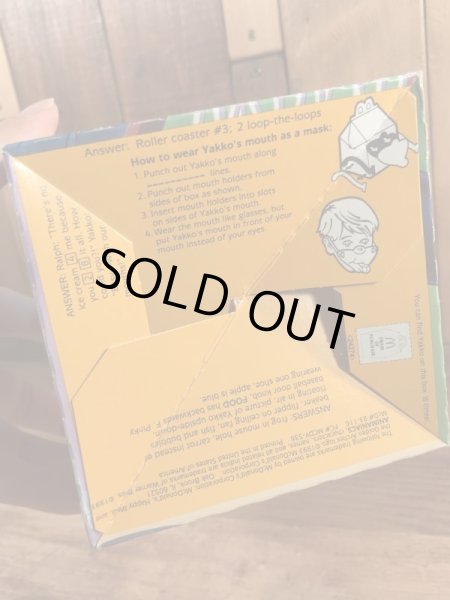 マクドナルドのアニマニアックスのヴィンテージハッピーミールトイボックス