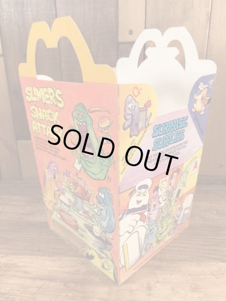 マクドナルドのゴーストバスターズのヴィンテージハッピーミールトイボックス