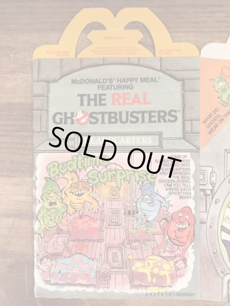 マクドナルドのThe Real Ghostbustersのビンテージハッピーミールトイボックス