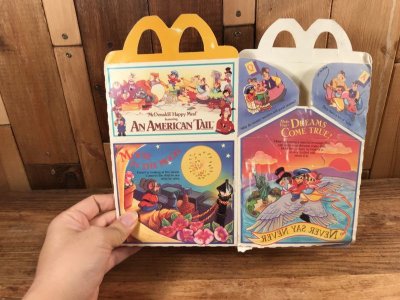 画像3: McDonald's “An American Tail” Happy Meal Box　マクドナルド　ビンテージ　ハッピーミールボックス　ミールトイ　80年代