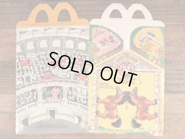 マクドナルドのマペットベイビーズのヴィンテージハッピーミールトイボックス