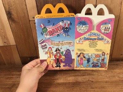 画像3: McDonald's “Band” Happy Meal Box　マクドナルド　ビンテージ　ハッピーミールボックス　ミールトイ　80年代