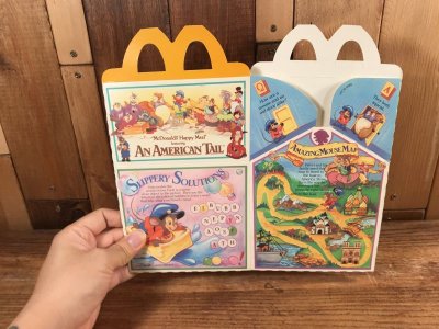 画像3: McDonald's “An American Tail” Happy Meal Box　マクドナルド　ビンテージ　ハッピーミールボックス　ミールトイ　80年代