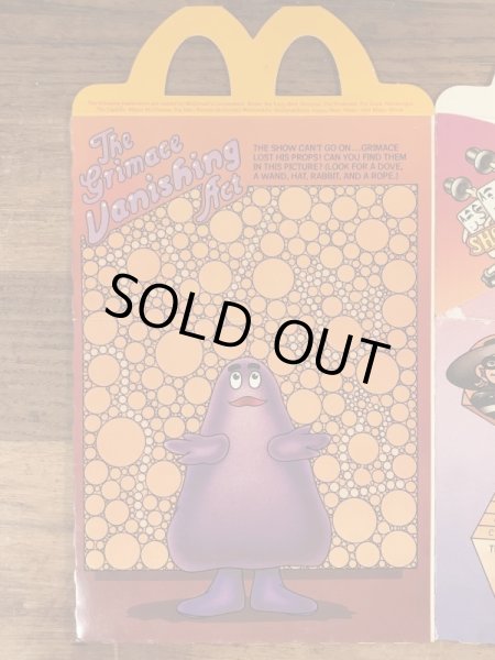 マクドナルドのMagic Showのビンテージハッピーミールトイボックス