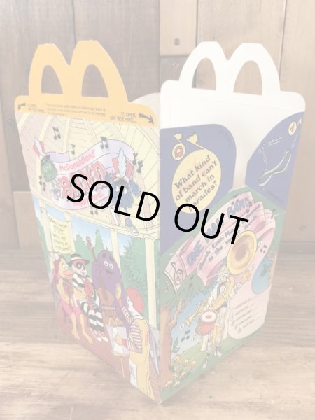 マクドナルドのBandのビンテージハッピーミールトイボックス