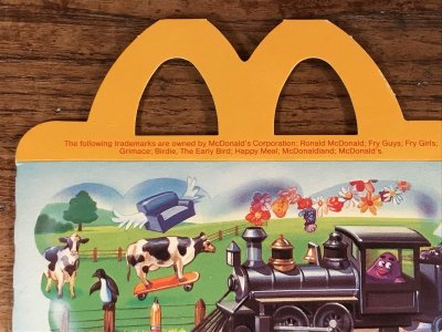 画像1: McDonald's “Little Engineer” Happy Meal Box　マクドナルド　ビンテージ　ハッピーミールボックス　ミールトイ　80年代