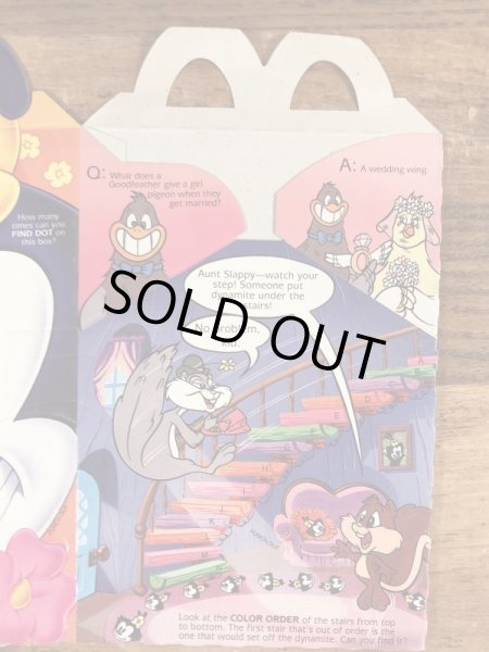 マクドナルドのアニマニアックスのヴィンテージハッピーミールトイボックス