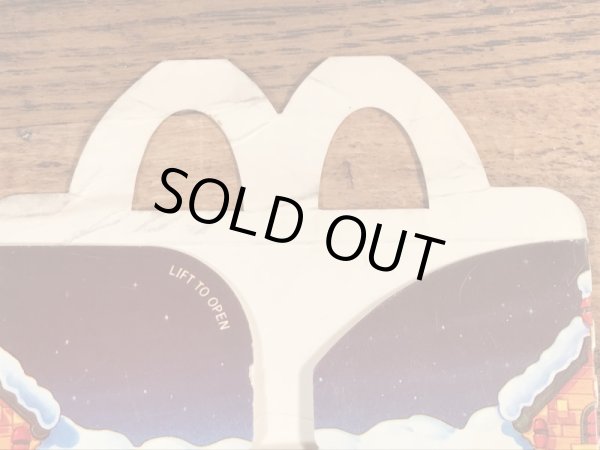 マクドナルドのサンタクロースザムービーのヴィンテージハッピーミールトイボックス