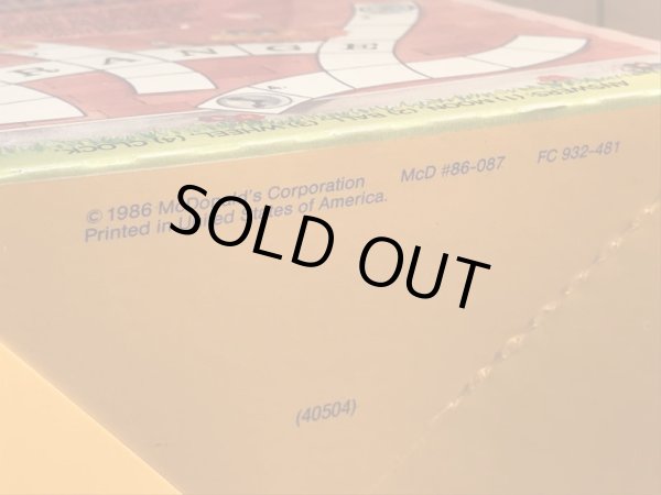 マクドナルドのLittle Engineerのビンテージハッピーミールトイボックス