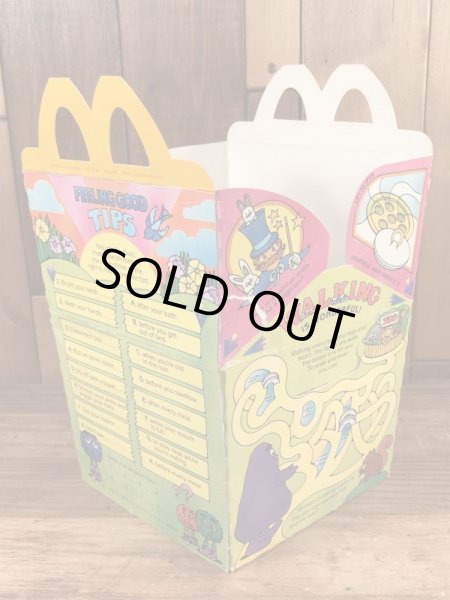 マクドナルドの80年代頃のヴィンテージハッピーミールトイボックス