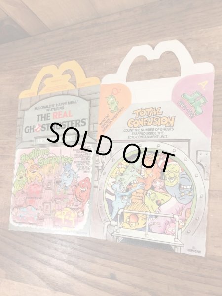 マクドナルドのゴーストバスターズのヴィンテージハッピーミールトイボックス