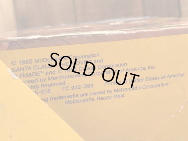 マクドナルドのSanta Claus The Movieのビンテージハッピーミールトイボックス