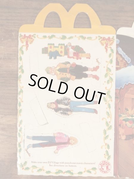 マクドナルドのSanta Claus The Movieのビンテージハッピーミールトイボックス