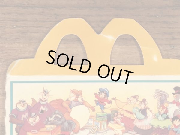 マクドナルドのアメリカ物語のヴィンテージハッピーミールトイボックス