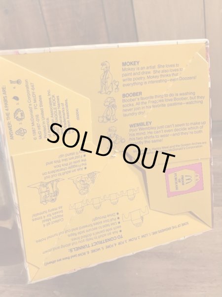 マクドナルドのフラグルロックのヴィンテージハッピーミールトイボックス