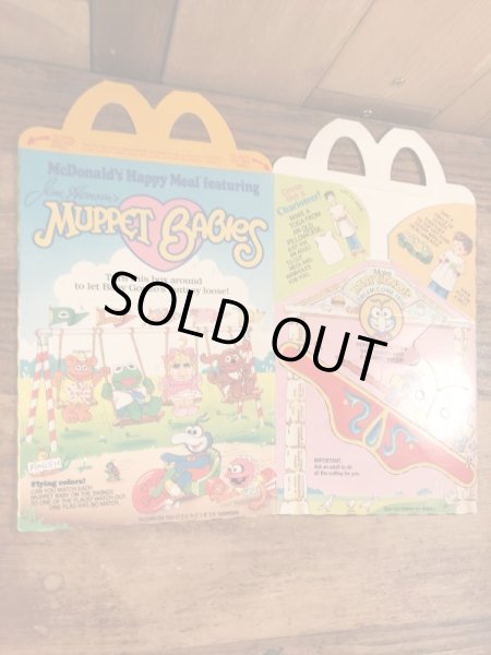 マクドナルドのMuppet Babiesのビンテージハッピーミールトイボックス