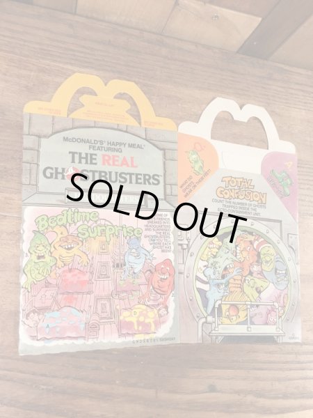 マクドナルドのThe Real Ghostbustersのビンテージハッピーミールトイボックス