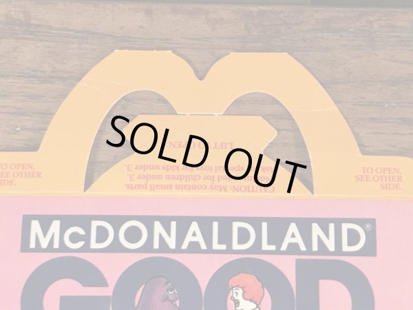 マクドナルドの80年代頃のヴィンテージハッピーミールトイボックス