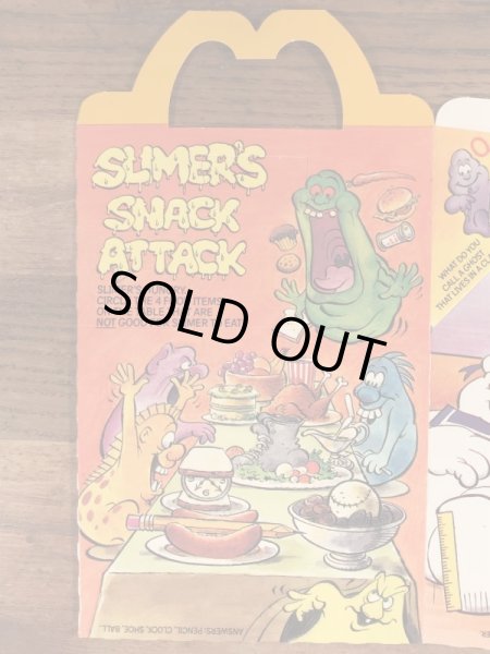 マクドナルドのThe Real Ghostbustersのビンテージハッピーミールトイボックス