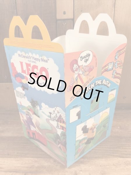 マクドナルドのLego Building Setsのビンテージハッピーミールトイボックス
