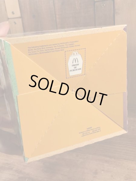 マクドナルドの80年代頃のヴィンテージハッピーミールトイボックス