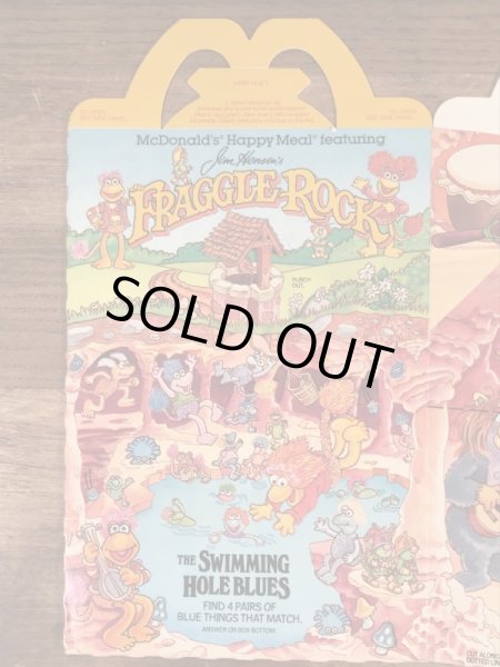 マクドナルドのFraggle Rockのビンテージハッピーミールトイボックス