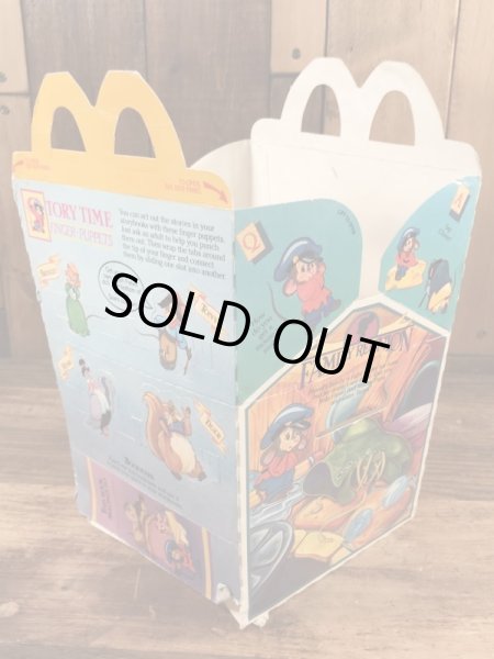 マクドナルドのアメリカ物語のヴィンテージハッピーミールトイボックス