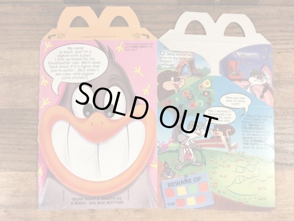 マクドナルドのアニマニアックスのヴィンテージハッピーミールトイボックス